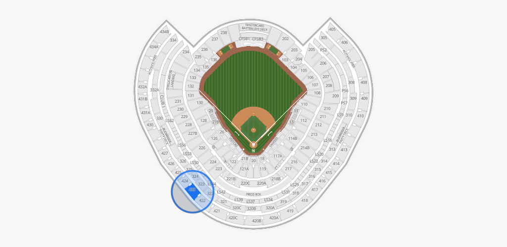 Yankee Stadium Seating Chart