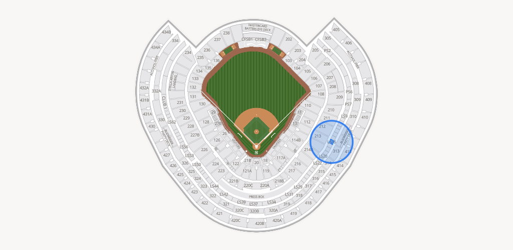 Yankee Stadium Seating Chart