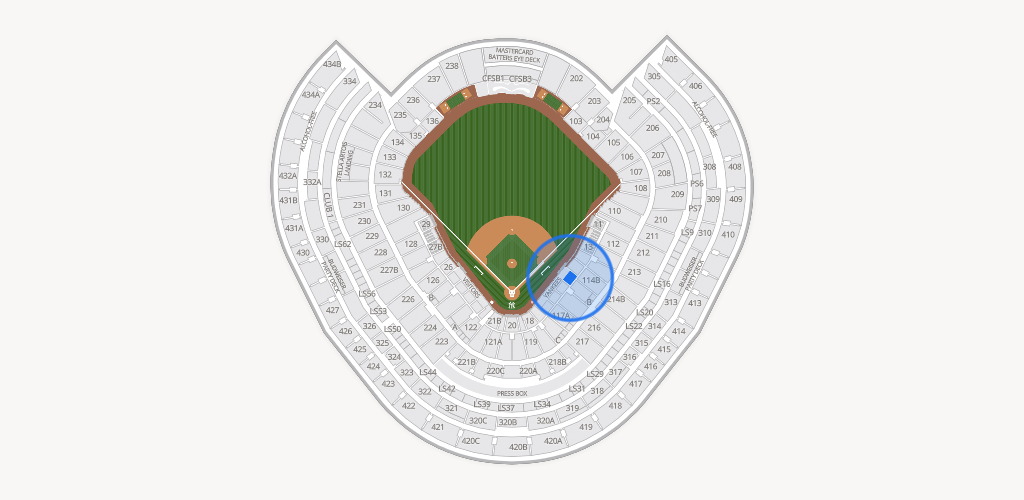 Yankee Stadium Seating Chart