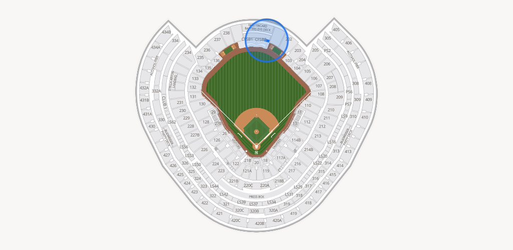 Yankee Stadium Seating Chart