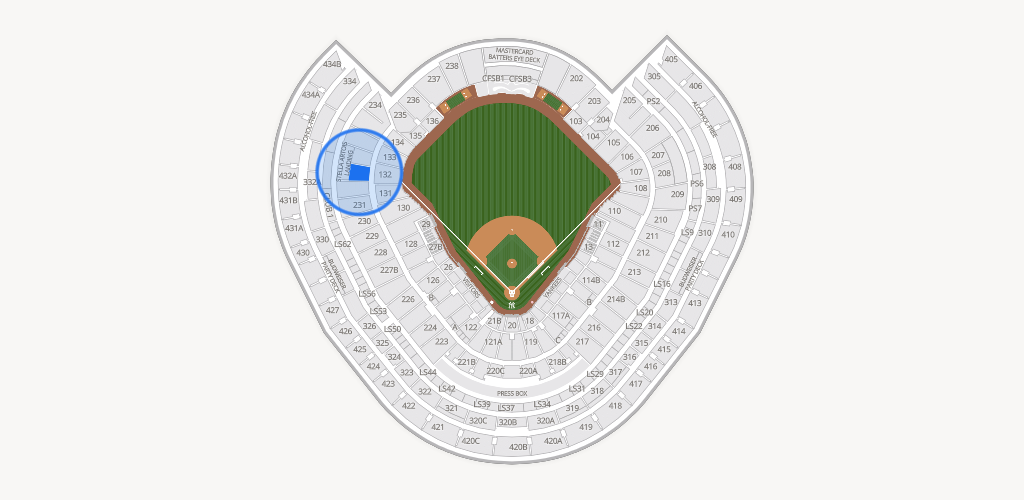 Yankee Stadium Seating Chart