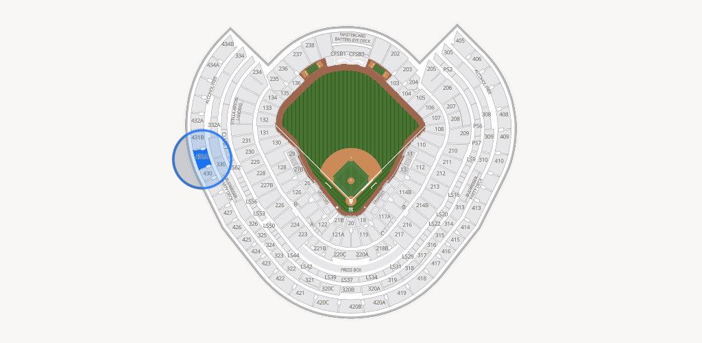 Yankee Stadium Seating Chart