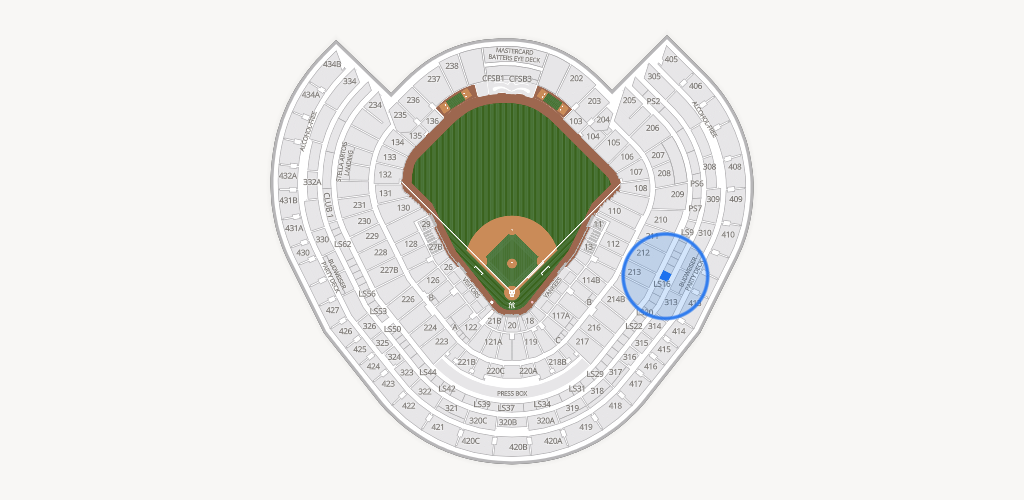 Yankee Stadium Seating Chart