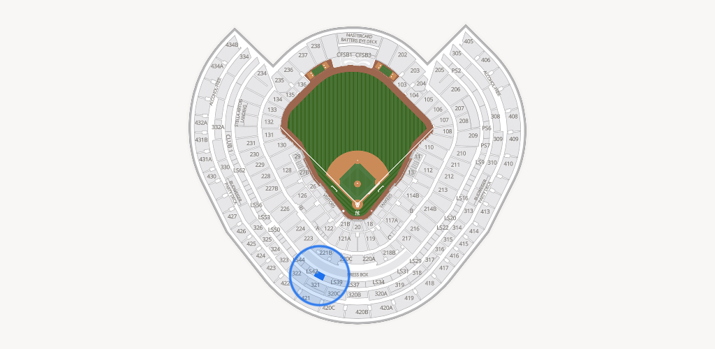 Yankee Stadium Seating Chart