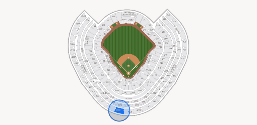 Yankee Stadium Seating Chart