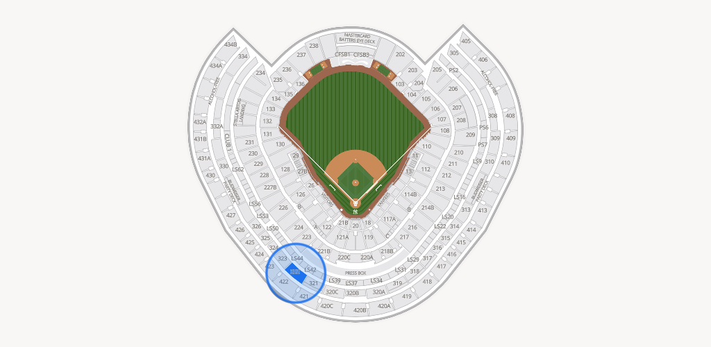 Yankee Stadium Seating Chart