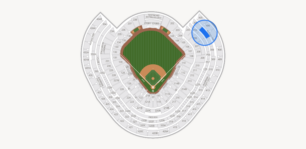 Yankee Stadium Seating Chart