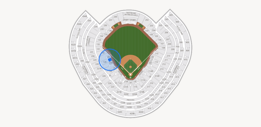 Yankee Stadium Seating Chart