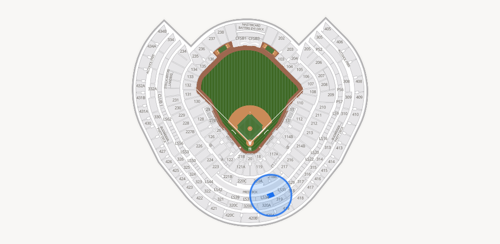 Yankee Stadium Seating Chart