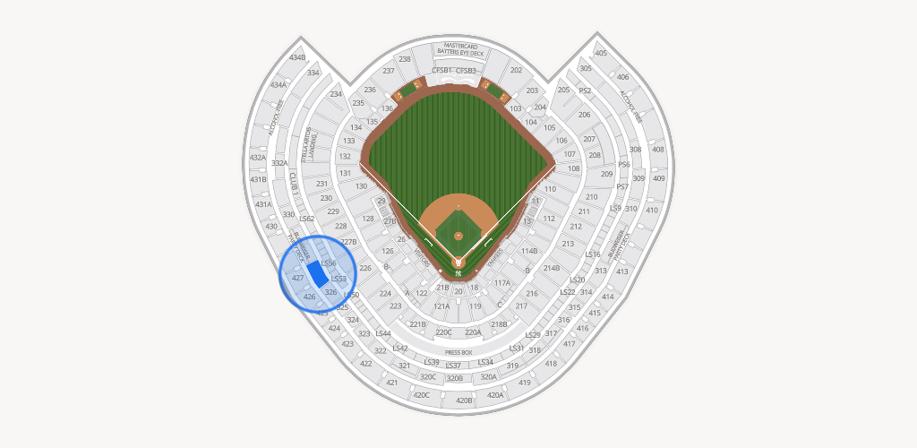Yankee Stadium Seating Chart