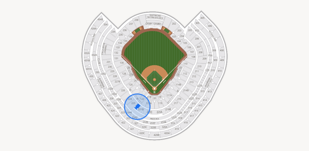 Yankee Stadium Seating Chart
