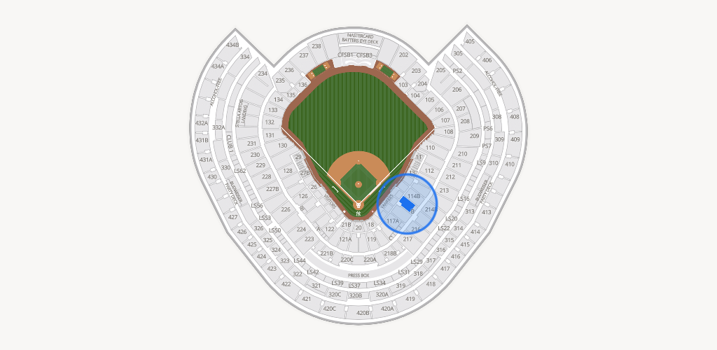 Yankee Stadium Seating Chart