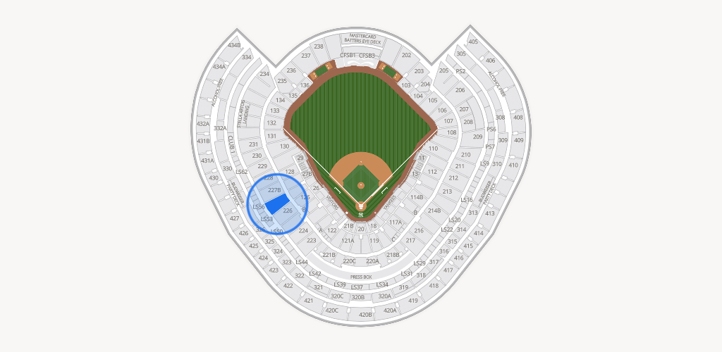 Yankee Stadium Seating Chart