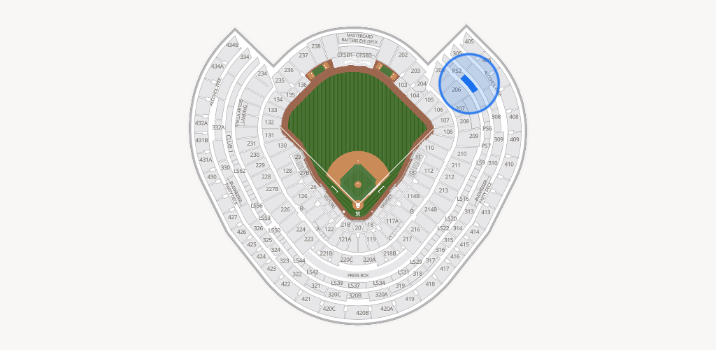 Yankee Stadium Seating Chart