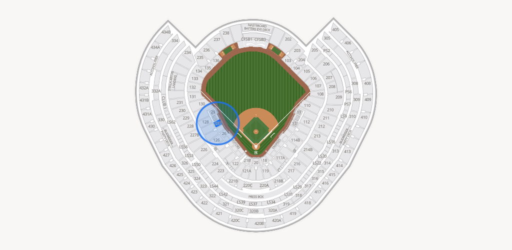 Yankee Stadium Seating Chart