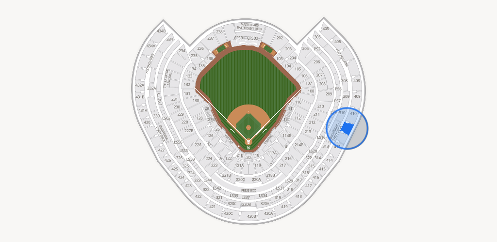 Yankee Stadium Seating Chart