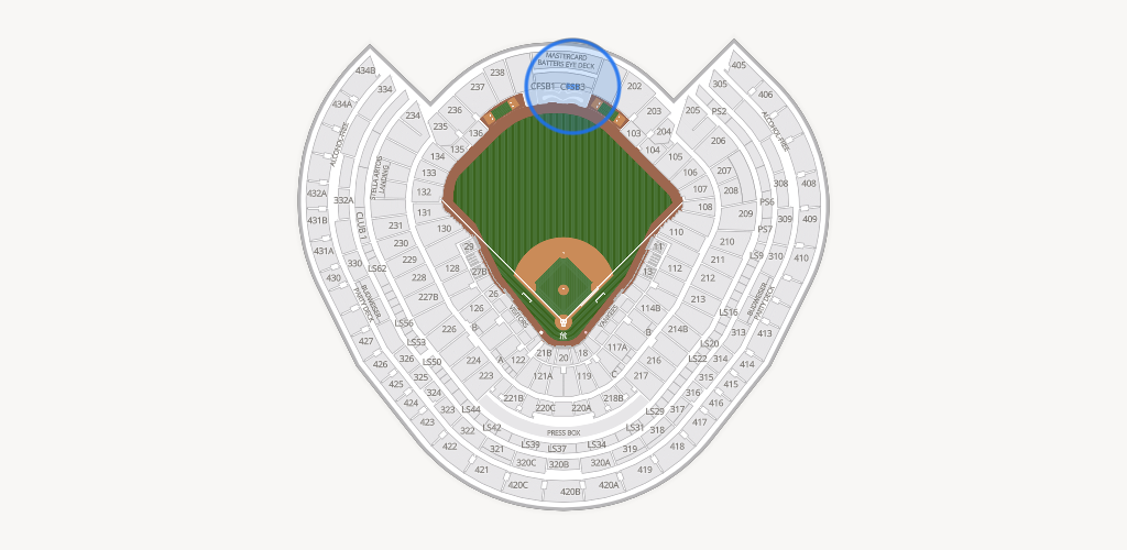 Yankee Stadium Seating Chart