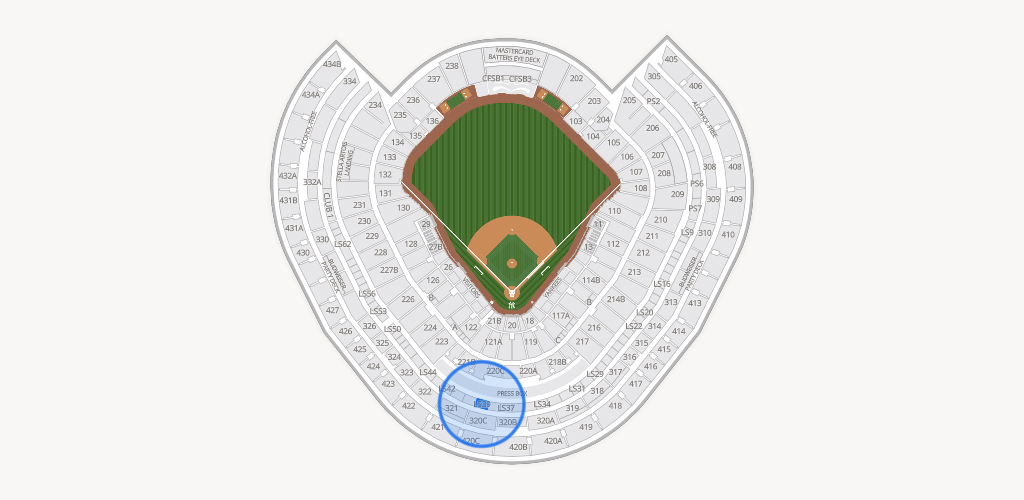 Yankee Stadium Seating Chart
