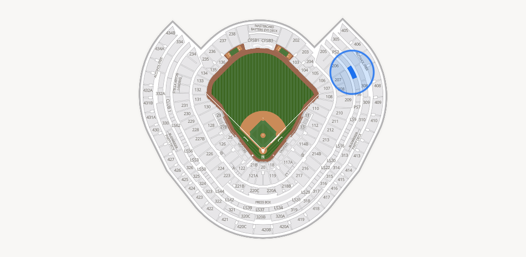 Yankee Stadium Seating Chart