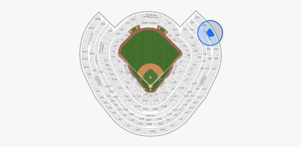 Yankee Stadium Seating Chart