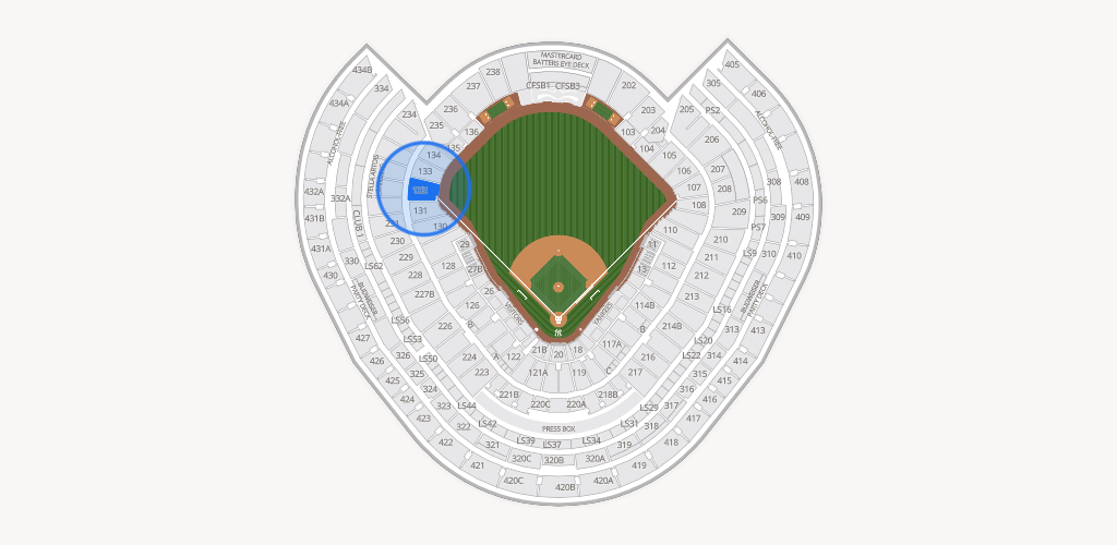 Yankee Stadium Seating Chart