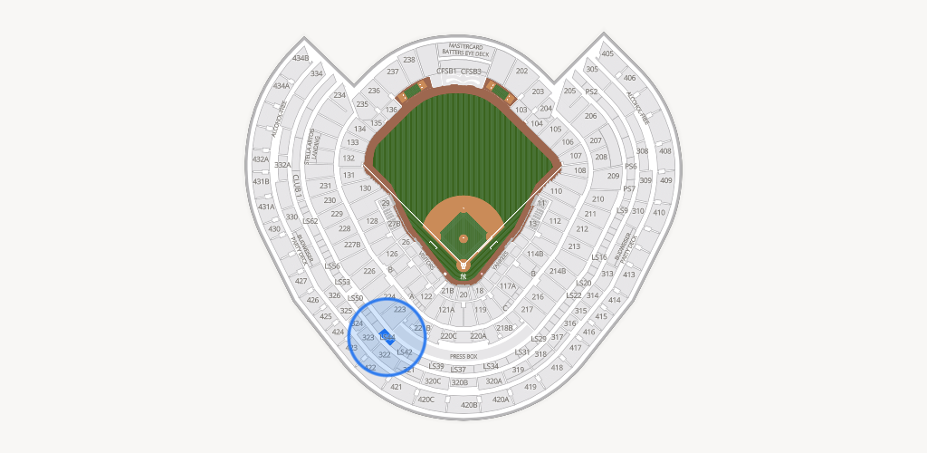 Yankee Stadium Seating Chart