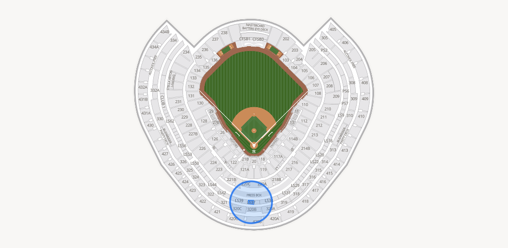 Yankee Stadium Seating Chart