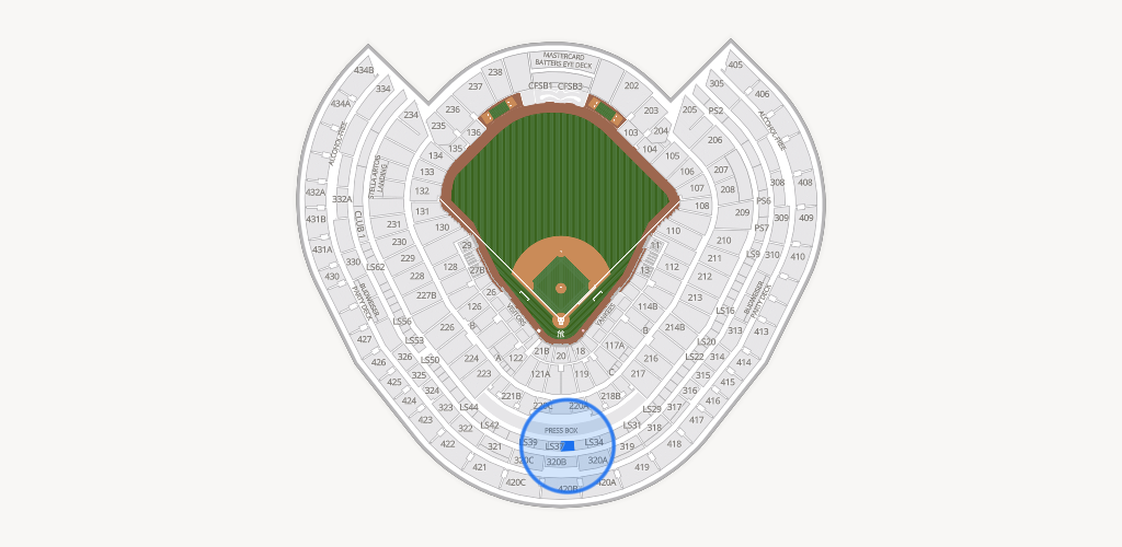 Yankee Stadium Seating Chart