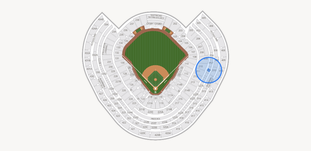 Yankee Stadium Seating Chart