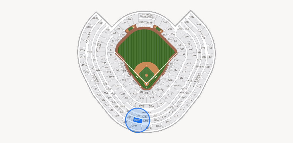Yankee Stadium Seating Chart