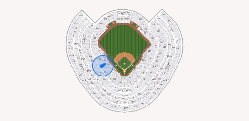 Yankee Stadium Seating Chart