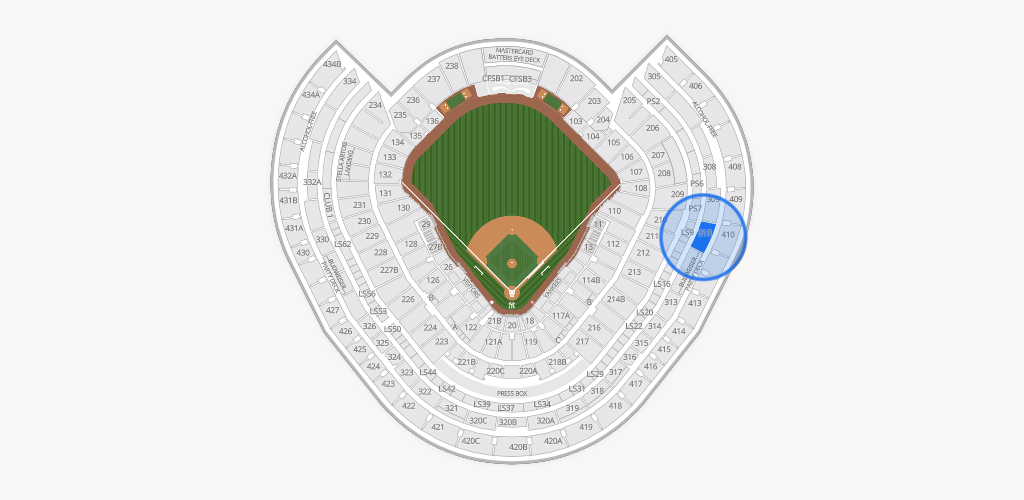 Yankee Stadium Seating Chart