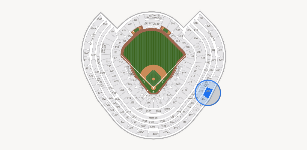 Yankee Stadium Seating Chart