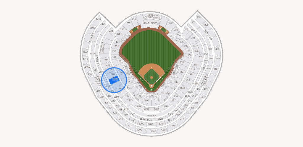Yankee Stadium Seating Chart
