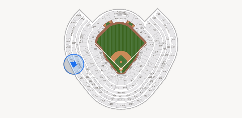 Yankee Stadium Seating Chart