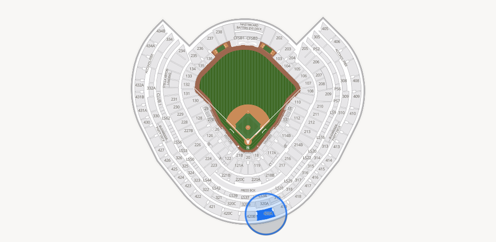 Yankee Stadium Seating Chart