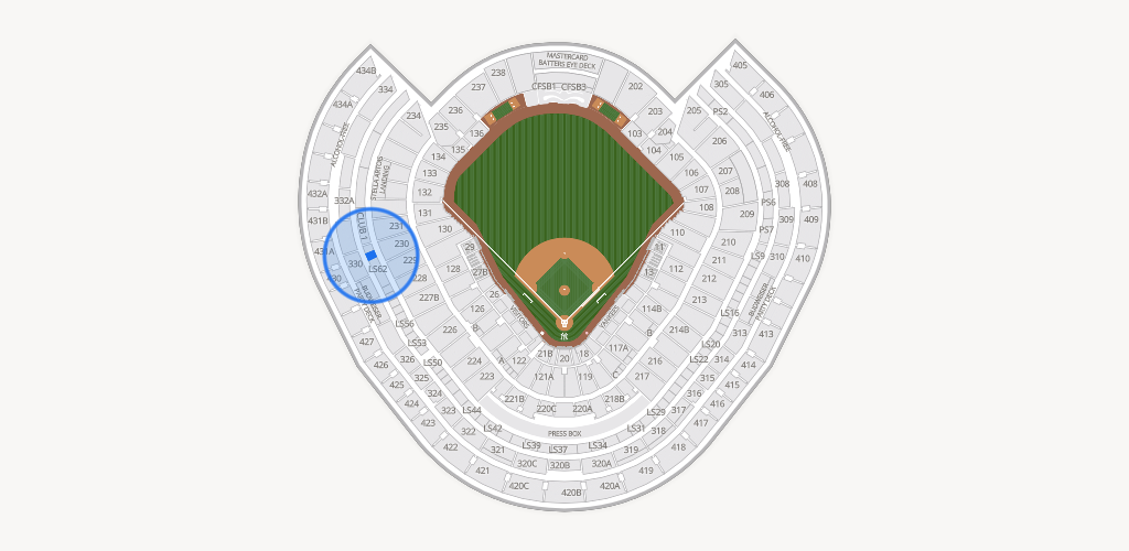 Yankee Stadium Seating Chart