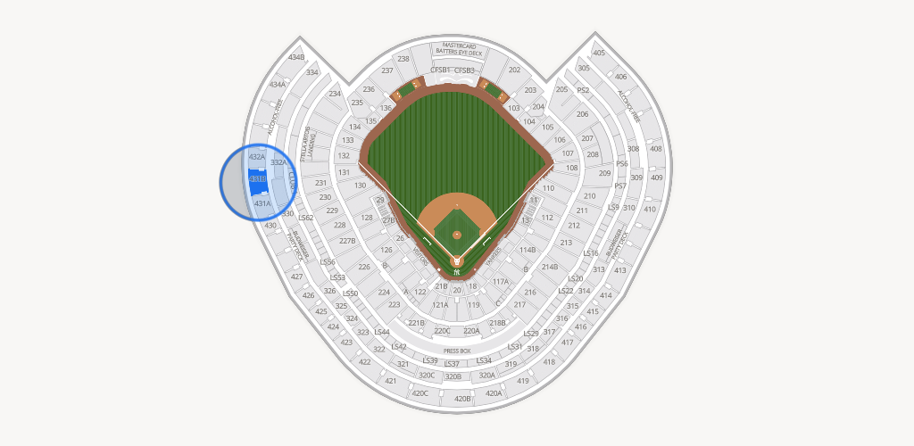 Yankee Stadium Seating Chart
