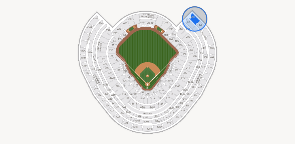 Yankee Stadium Seating Chart