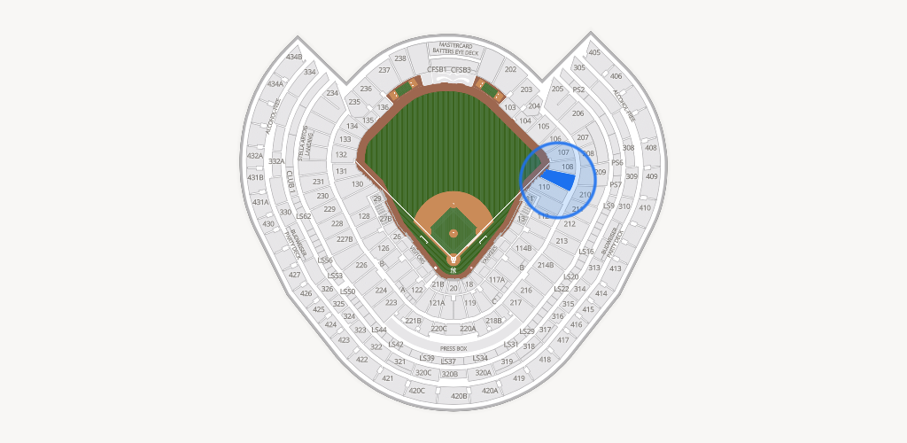 Yankee Stadium Seating Chart