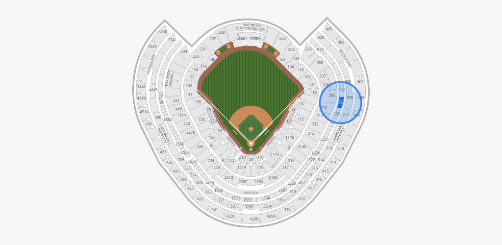 Yankee Stadium Seating Chart