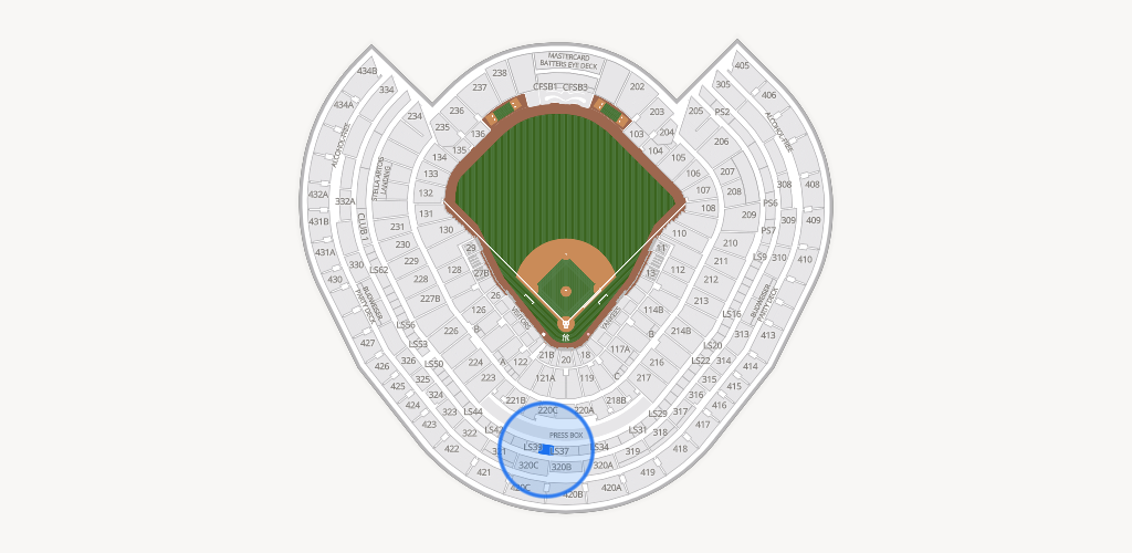 Yankee Stadium Seating Chart