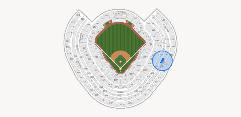 Yankee Stadium Seating Chart