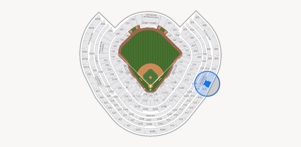 Yankee Stadium Seating Chart