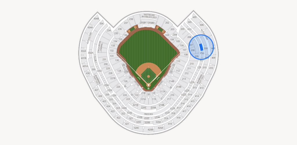Yankee Stadium Seating Chart