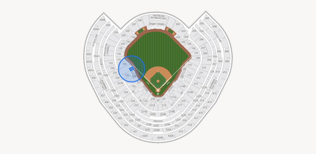 Yankee Stadium Seating Chart