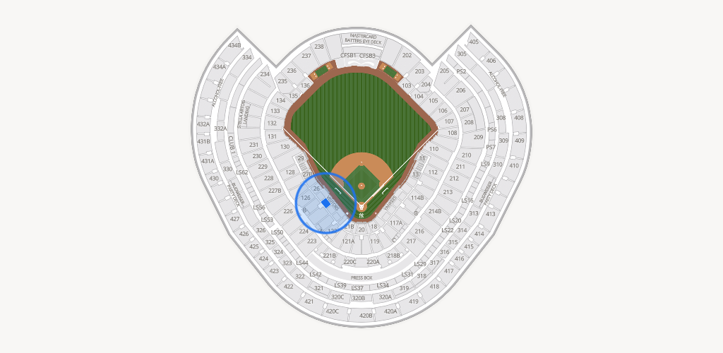 Yankee Stadium Seating Chart