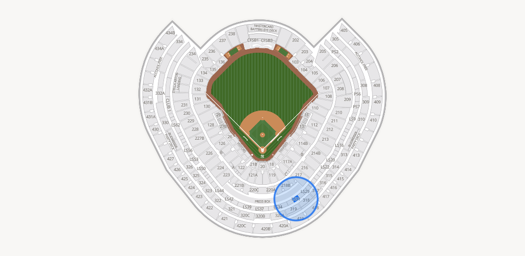Yankee Stadium Seating Chart