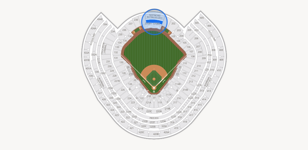 Yankee Stadium Seating Chart