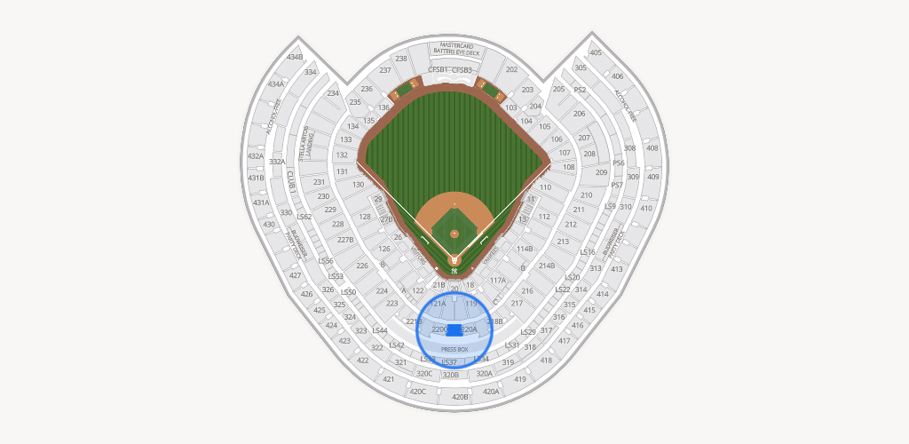 Yankee Stadium Seating Chart